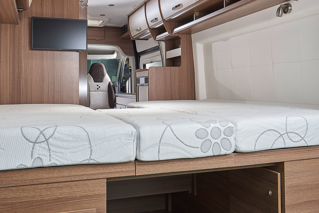 Bravia mobil Swan 599 Edition 30 - Einzelbetten oder Doppelbett - NTC Bus-Store in Erfurt